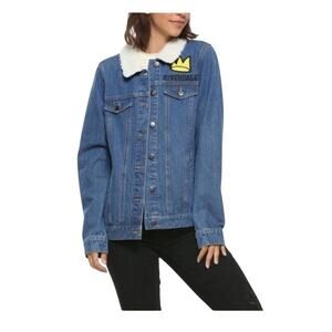 Riverdale Jug Head Archie Comic Sherpa Collar Denim Jacket Size 2X